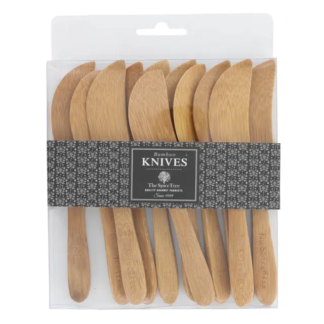 TST Bamboo Knivar-ost TST Acacia Butter Knifes 12pc/box