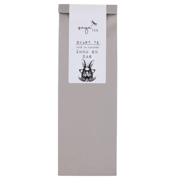 grå-ännu-en-dag Saga te, Black Tea Ännu en dag, taste of caramel