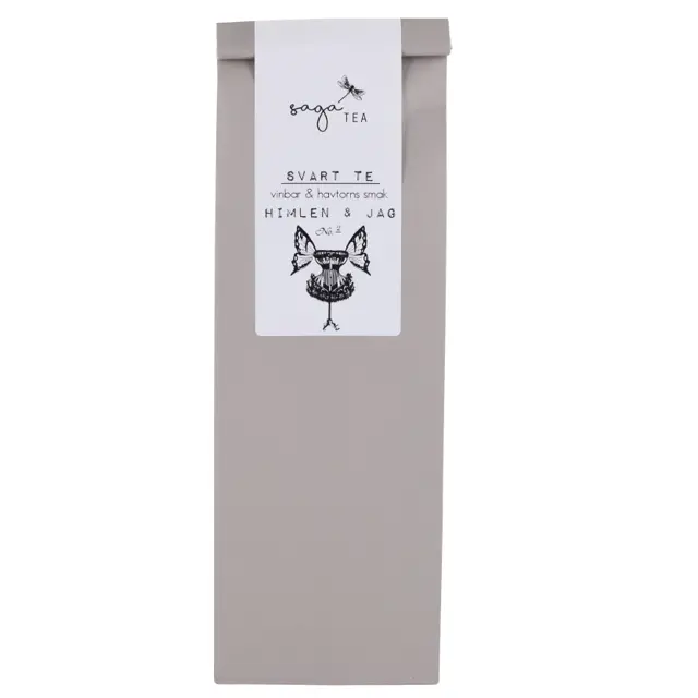 grå-himmeln-&-jag- Saga te, Black tea Himlen & Jag, taste of currant & sea buckthorn