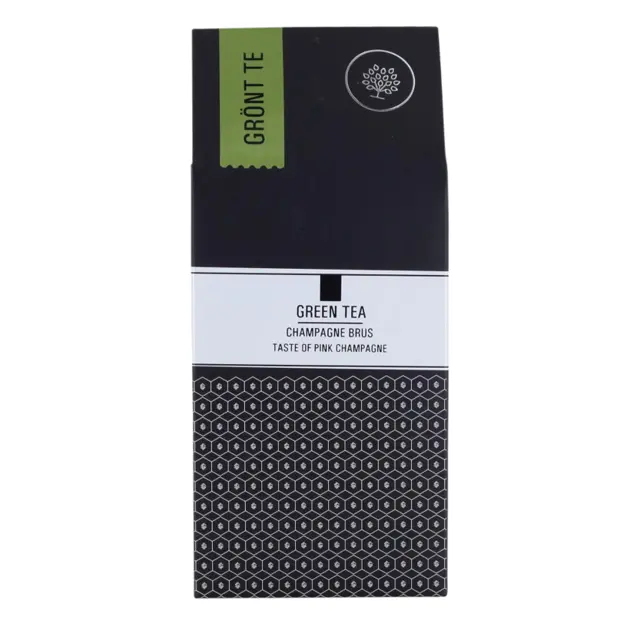 grönt champagne brus TST Green Tea, Champagne Brus te 100g