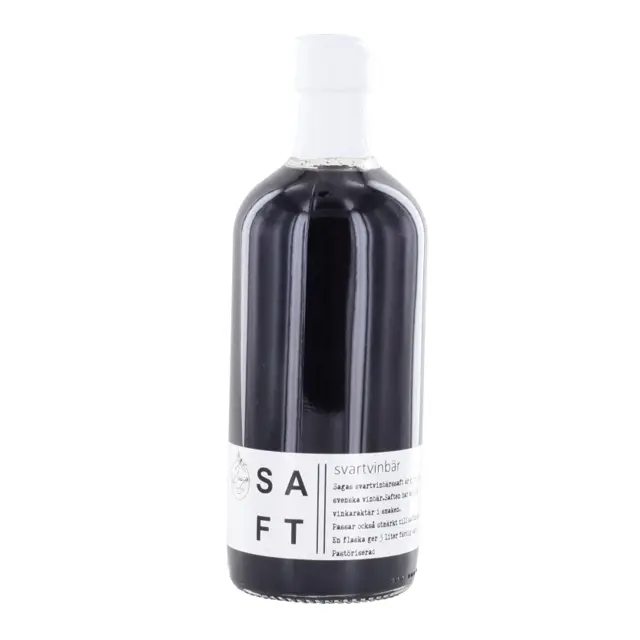saga-saft-svartvinbar Saga Juice/Saft, Blackcurrant