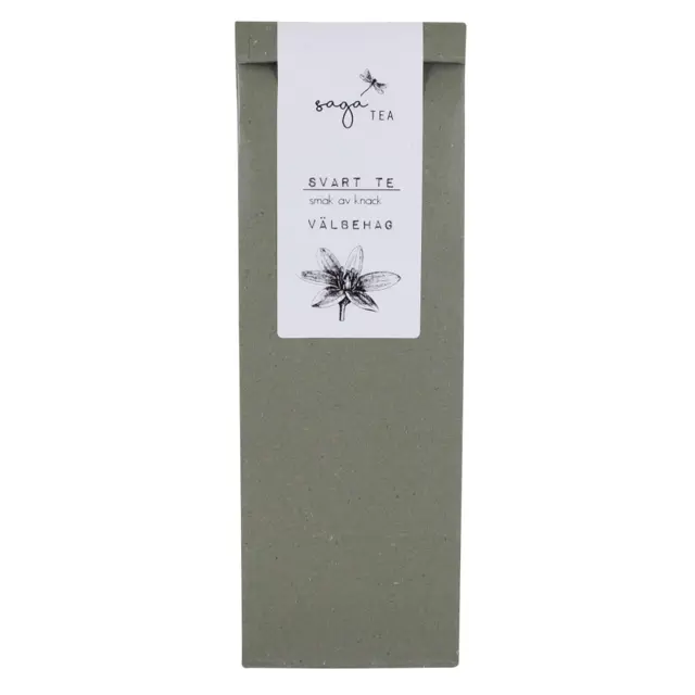 grön-välbehag Saga te, Black Tea Välbehag, taste of butterscotch