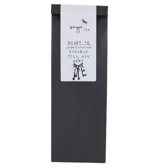 svart-nyckeln-till-min-port Saga te, Black tea Nyckeln till min port, taste of grapefruit & lemon