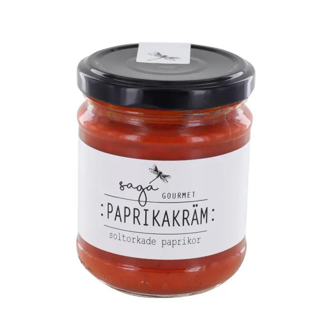 saga-paprika-kräm Saga Paprikakräm, soltorkade paprikor 200gr