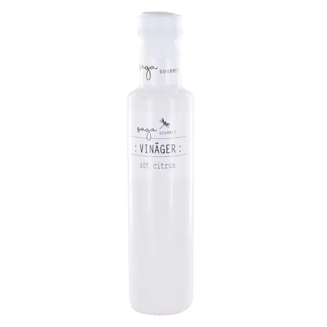 saga-vinäger-citrus Saga Vinegar Sweet Citrus White Bottle 250ml NEW!