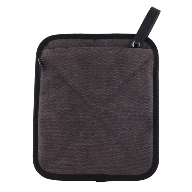 Hillo-Grytlapp HILLO Heat Resistant Hot Pad Pot Holders With Pocket Grey 22,5x17cm NEW!