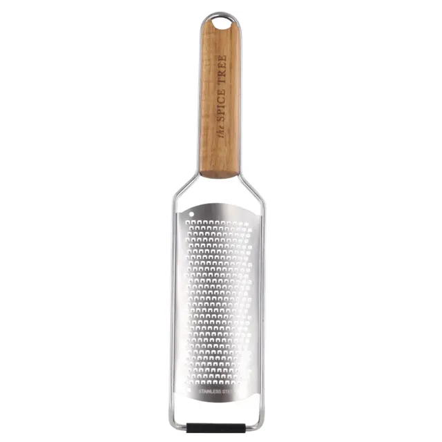 tst-rivjärn-fint TST Fine Grater in Acacia/stainless steel linen bag