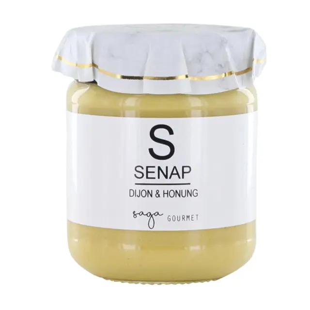 saga-dijon-honey Saga Mustard Dijon & Honey 250gr NEW!