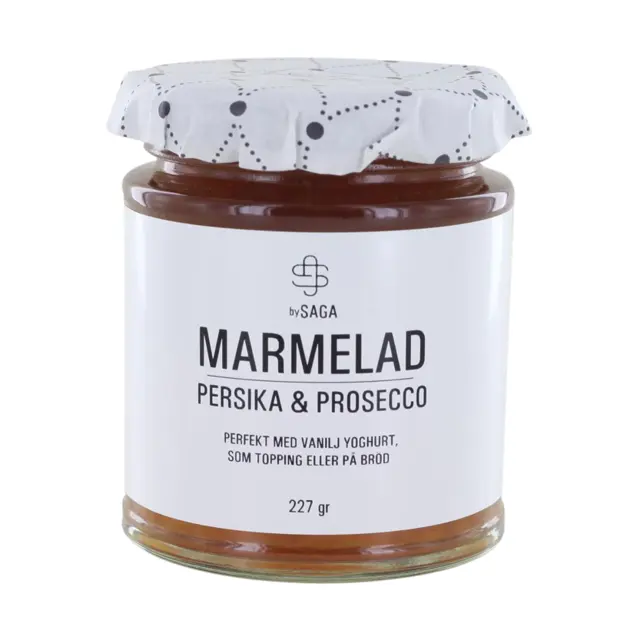 saga-persika-och-prosecco Saga Jam Peach & Prosecco 227gr NEW!