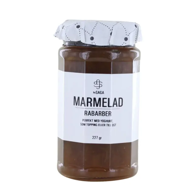 saga-rabarber-jam- Saga Rhubarb Jam 270g
