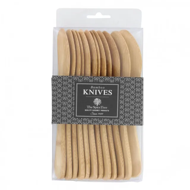 TST Bamboo Knivar-smör TST Acacia Cheese Knifes 12pc/box