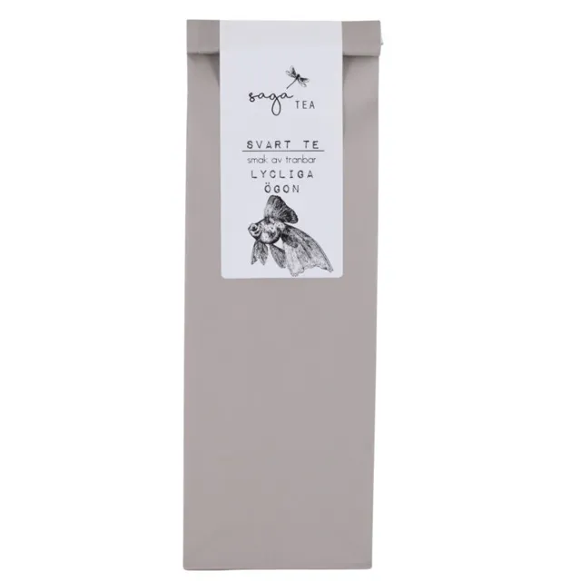 grå-lyckliga-ögon Saga te, Black tea Lyckliga ögon, taste of cranberry