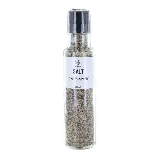 salt-och-peppar Saga Salt, Salt & Pepper 230gr