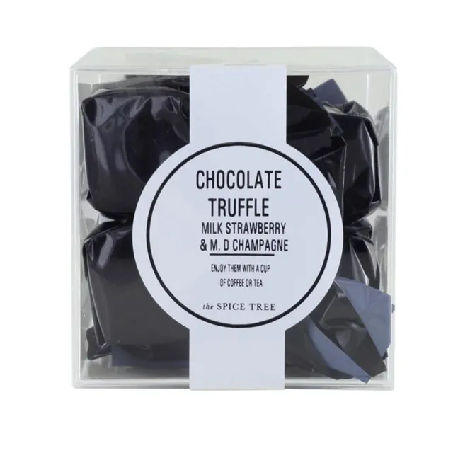 tst-tryffel-jordgubb&champ TST Chocolate Truffle Strawberry & Marc de Champagne 150gr