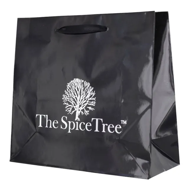 Påseliten TST Paperbag with silvertext , medium