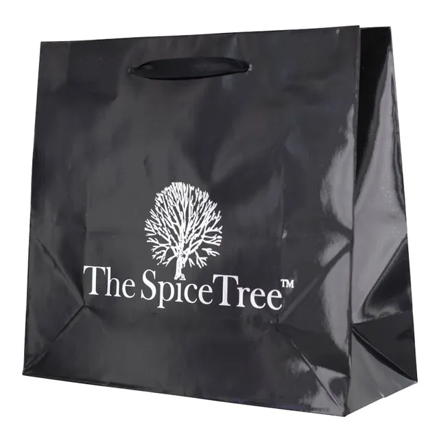 Påseliten TST Paperbag with silvertext , medium