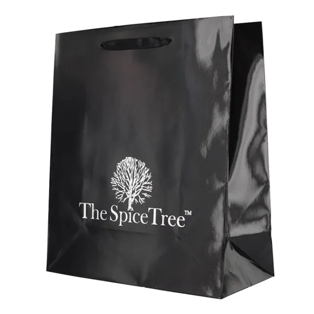 Påsestor TST Paperbag with silver print, big