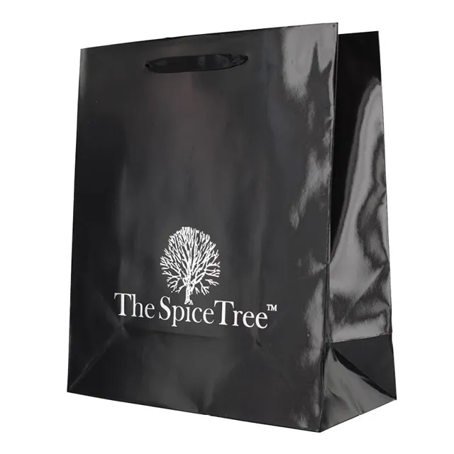 Påsestor TST Paperbag with silver print, big