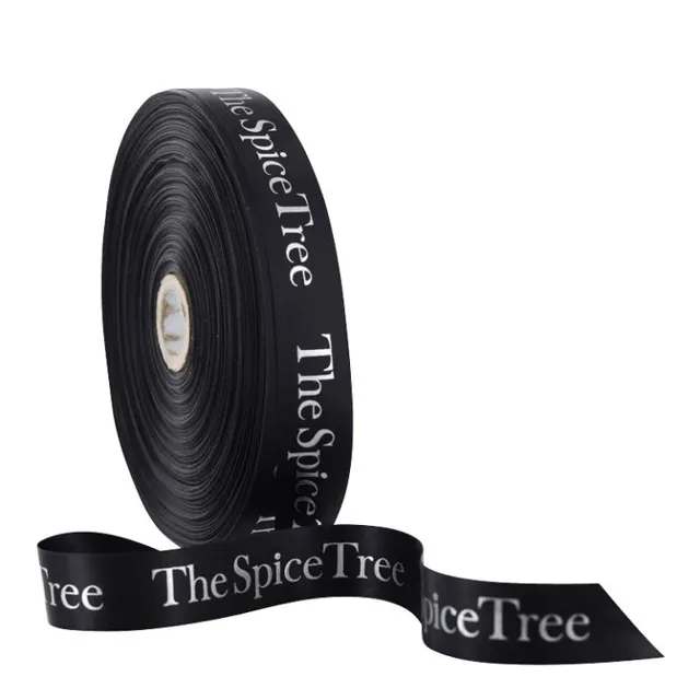 Sidenband brett TST Black Gift Ribbon large (ca 91m)