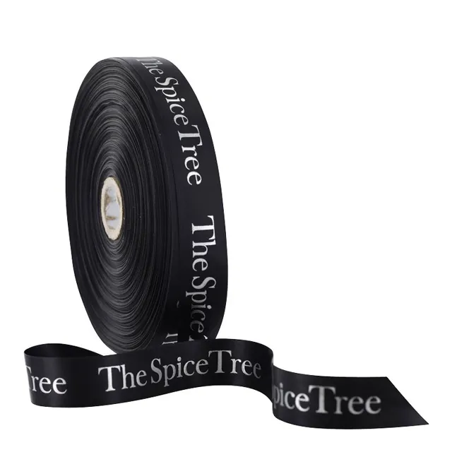 Sidenband brett TST Black Gift Ribbon large (ca 91m)