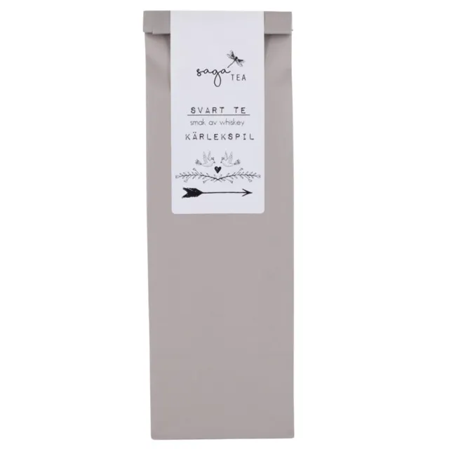 grå-kärlekspil Saga te, Black tea Kärlekspil, taste of whiskey