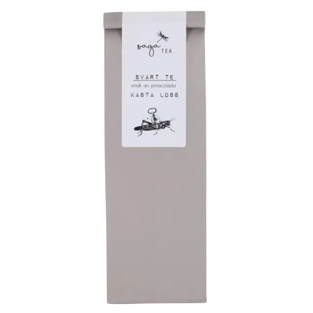 grå-kasta-loss Saga te, Black tea Kasta loss, taste of pinacolada