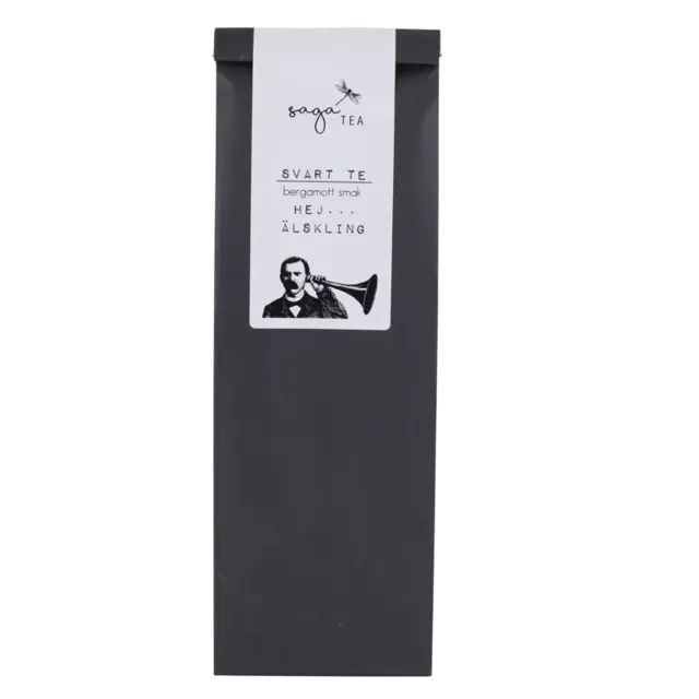 svart-hej-älskling Saga te, Black tea Hej Älskling, taste of bergamott