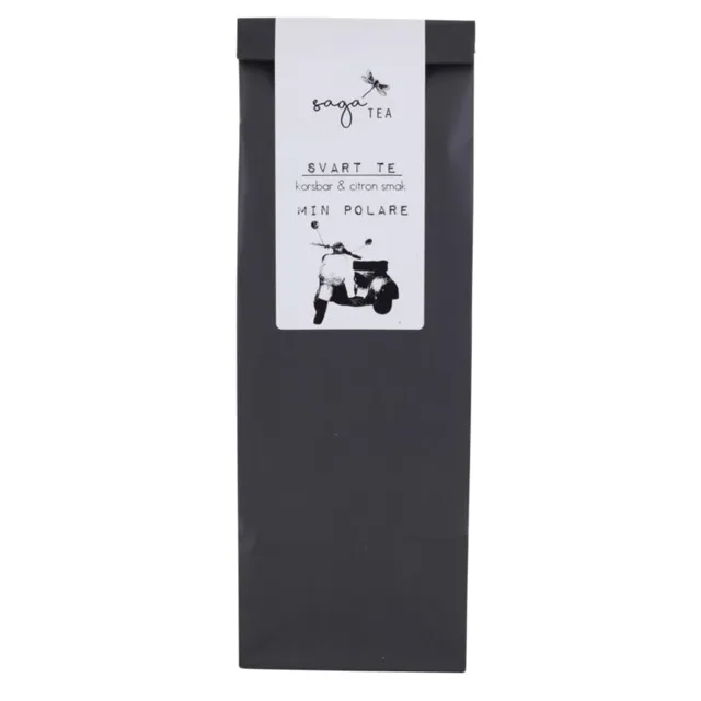 svart-min-polare Saga te, Black tea Min polare, taste of cherry & lemon