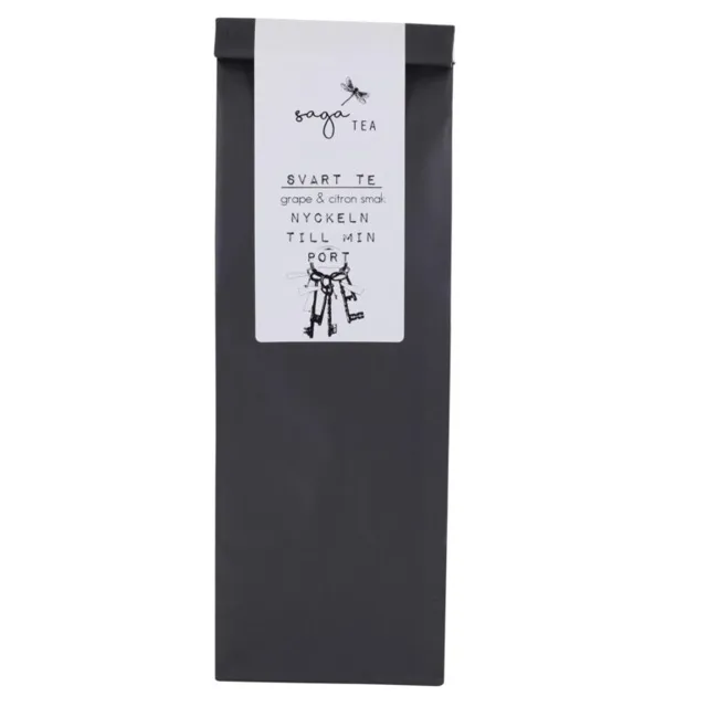 svart-nyckeln-till-min-port Saga te, Black tea Nyckeln till min port, taste of grapefruit & lemon