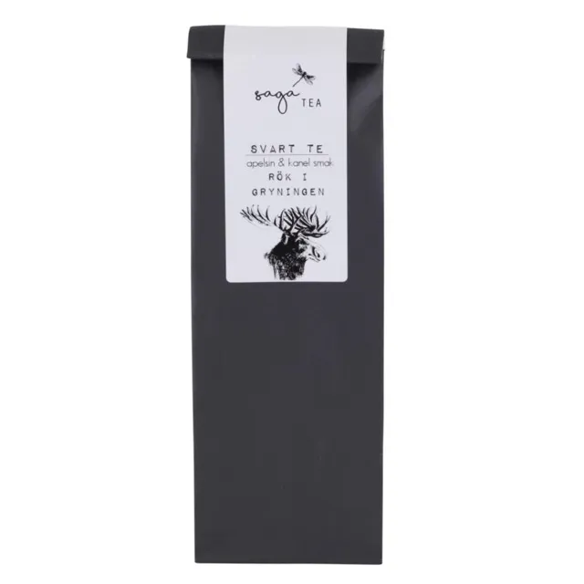 svart-rök-i-gryningen Saga te, Black tea Rök i gryningen, taste of orange & cinnamon