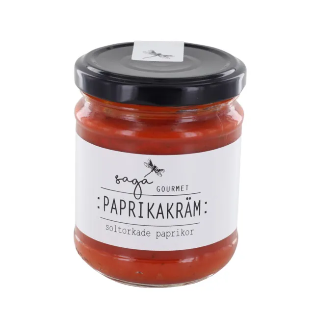 saga-paprika-kräm Saga Paprikakräm, soltorkade paprikor 200gr