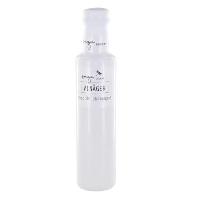 saga-vinäger-mdc Saga Vinegar Marc De Champagne White Bottle 250 ml NEW!