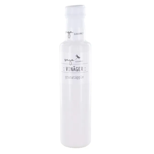 saga-vinäger-granatäpple Saga Vinegar Pomegranate White Bottle 250ml NEW!