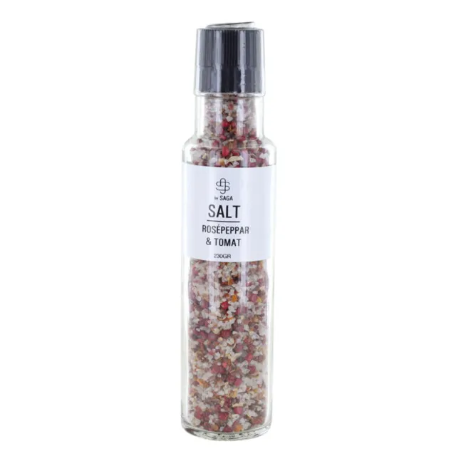 salt-rose-och-tomat Saga Salt Pinkpepper & Tomato 230gr
