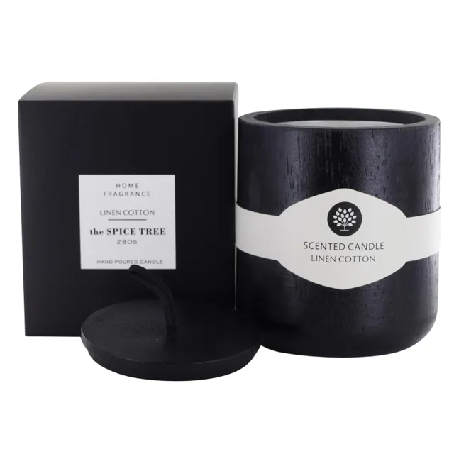 ljus-linen-cotton–4 TST WOOD handmade Soy Candle Linen Cotton 280g NEW!