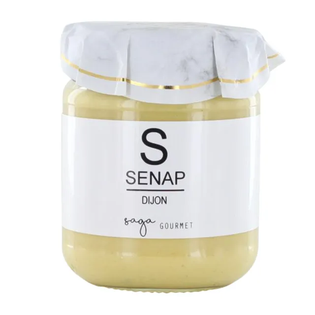 saga-dijon Saga Mustard Dijon 250gr