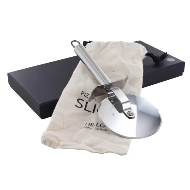 Hillo Pizzaslizer HILLO Pizza Slicer i rostfritt stål i linnepåse