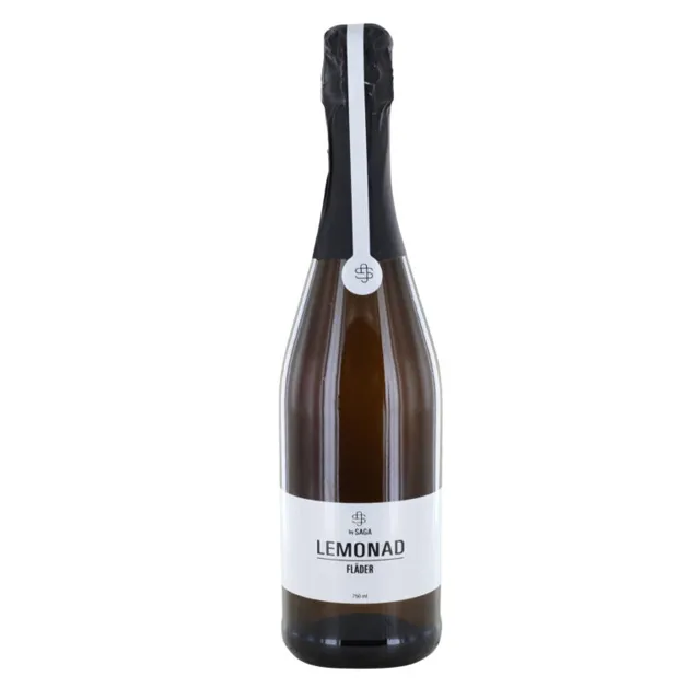 saga-fläder-lemonad Saga Sparkling Lemonade Elderflower 750 ml